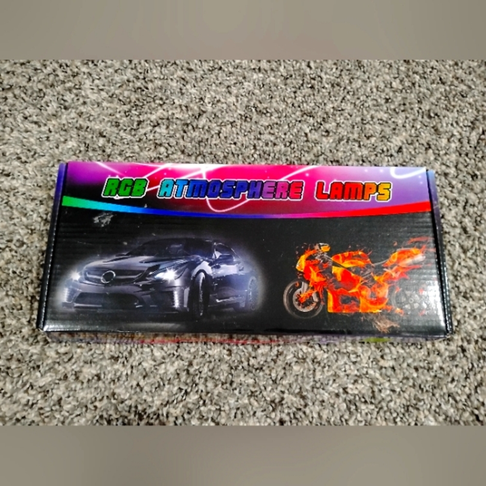 New Never Used. RGB Atmosphere Lights For Motorcycles (Or Interior Of Vehicles)